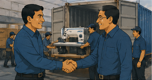 The replacement shipment is delivered and hands are shaken again